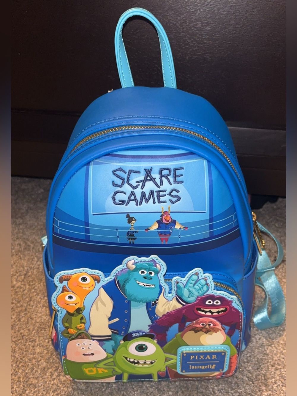 Loungefly- Monsters, Inc. 'Scare Games' Mini Backpack